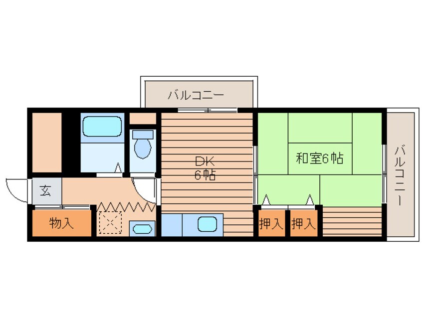 間取図 日之出ビル呉服町