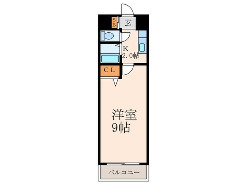 間取図 N2きたがた