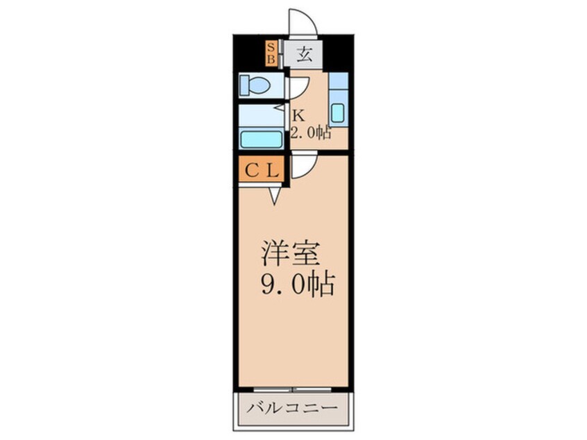 間取図 N2きたがた