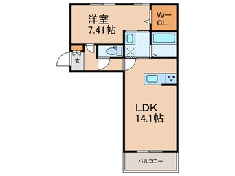 間取図 フリーデン国分