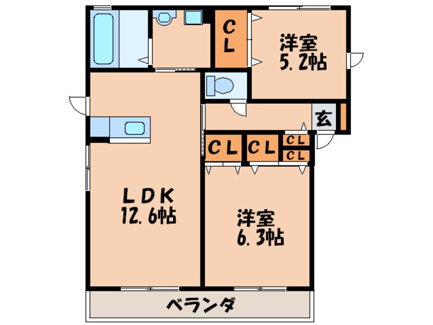 間取図 シャ－メゾン紫台