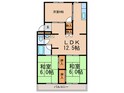 高倉ハイツの間取図