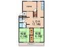 高倉ハイツの間取図