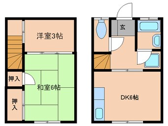 間取図 瀬木アパ－ト