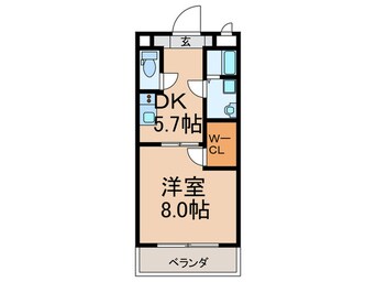 間取図 ルーチェクール花畑