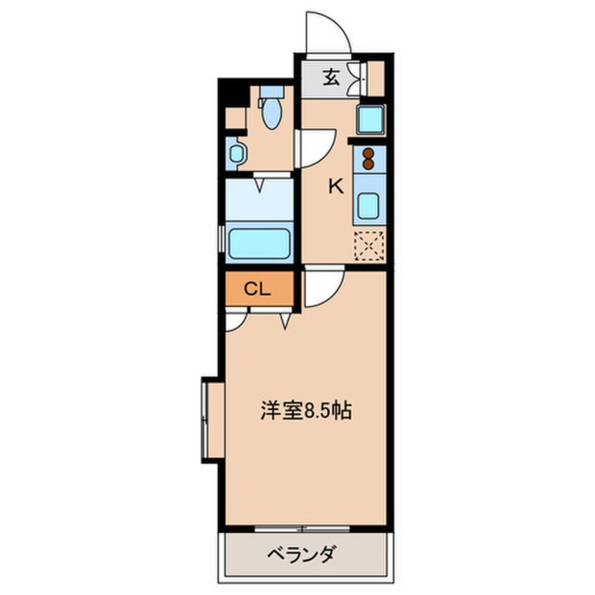 間取図 第２１川崎ビル