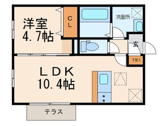 間取図 モアプラス東鳴水