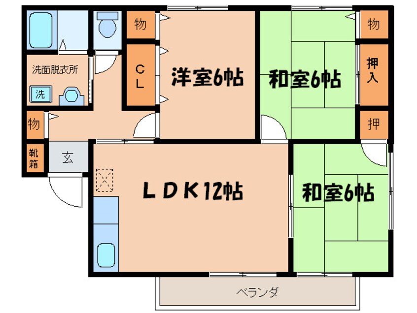 間取図 Ｊ－ＨＯＵＳＥ