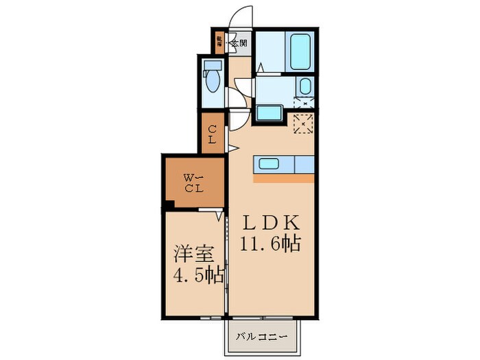 間取り図 セジュール朽網Ⅱ