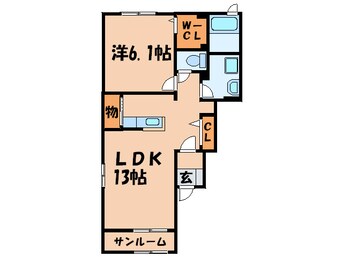 間取図 グリーンフィールズ遠賀Ⅰ