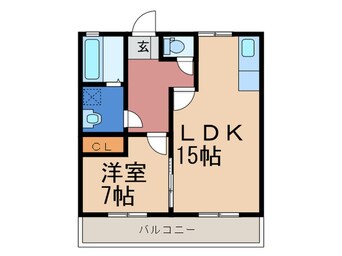 間取図 ミレニアム光Ⅱ