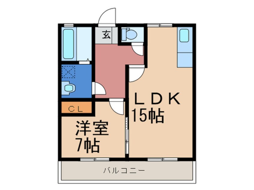 間取図 ミレニアム光Ⅱ