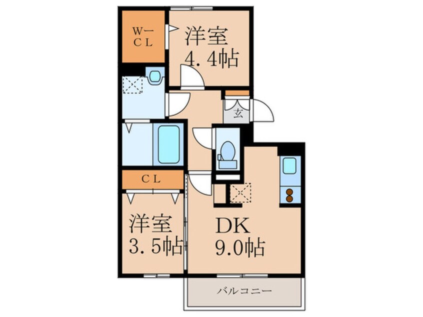 間取図 桜橋山荘