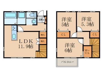 間取図 テラッツァ行事A