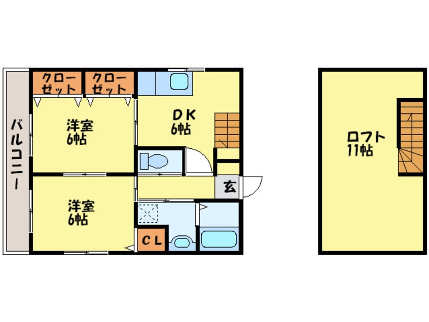 間取図 ファミリア博多南