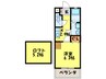 ＭａｉｓｏｎＪｅｕｎｅｓｓｅ 1Kの間取り