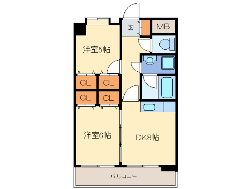 間取図 R‘ｓレジデンス松島