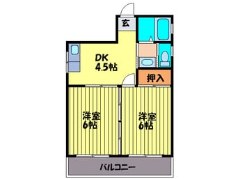 間取図 ドミール春吉