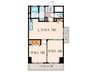 THE SQUARE・KOBAI PREMIUM 2LDKの間取り