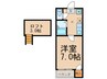 ダイアスタ－御供所 1Kの間取り