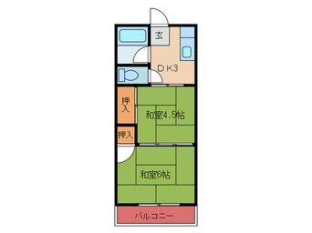 間取図 橘ハイツ