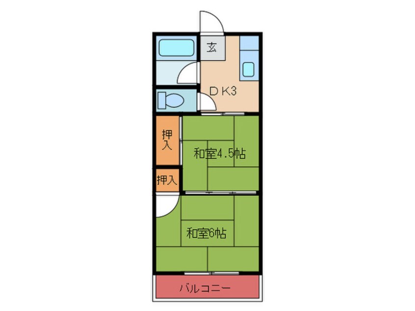 間取図 橘ハイツ