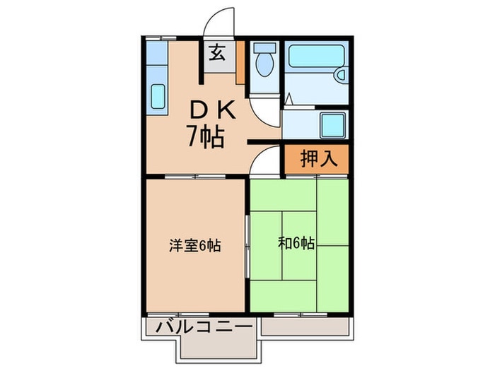 間取り図 レジデンス今宿