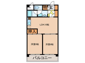 間取図 ダイアパレス警固