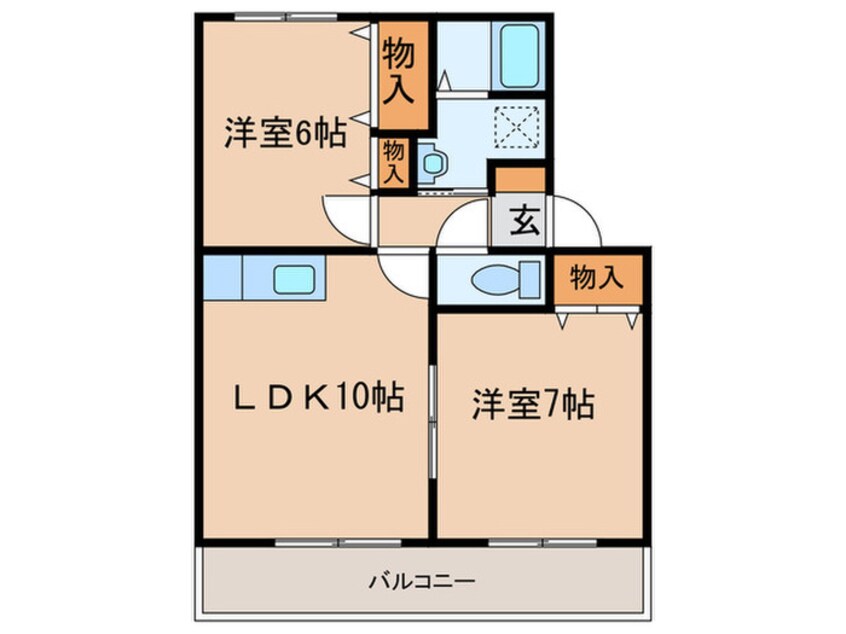 間取図 RURIKA　HOUSE