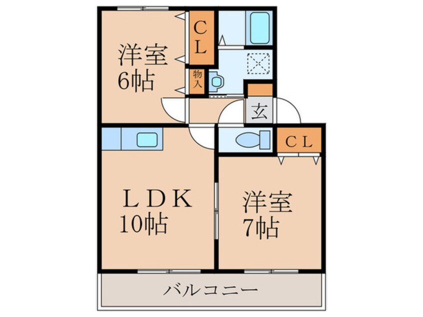 間取図 RURIKA　HOUSE