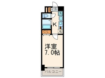 間取図 ｴｽﾃﾑｺ-ﾄ博多駅前ｱｳﾞｪ-ﾙ(1106)
