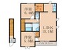 ＥＬＬＥ　ＧＡＲＤＥＮⅡ　Ｃ棟 2LDKの間取り