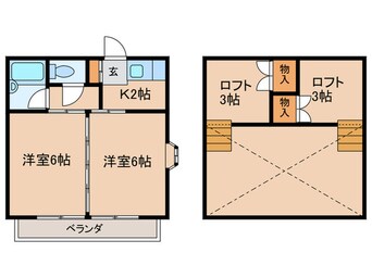 間取図 サンライフ二日市