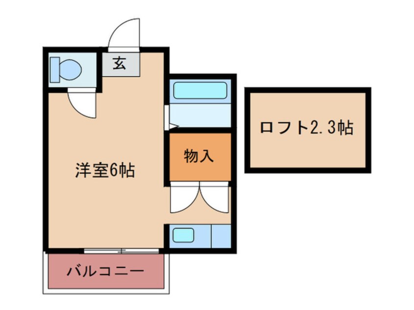 間取図 サクセスハイツ