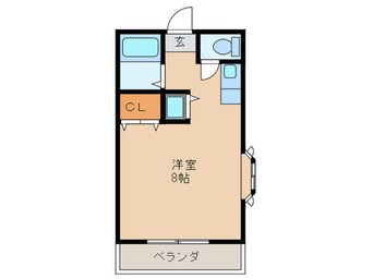 間取図 コーポエクセレント三宅２