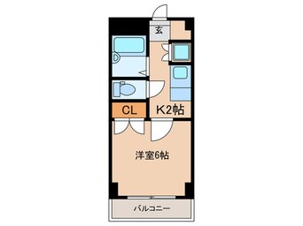 間取図 ラ・ガール姪浜