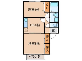 間取図 ファミ－ユ則松