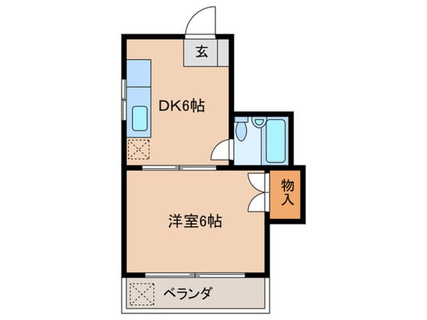 間取図 シティコーポ英和