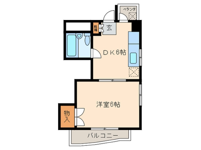 間取り図 シティコーポ英和