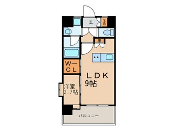 間取図 エンクレスト空港通り（501）