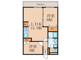 間取図 ロマネスク志井