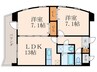 ウィークスＭ－ｏｎｅ 2LDKの間取り
