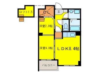 間取図 フェイスカミ－ユ