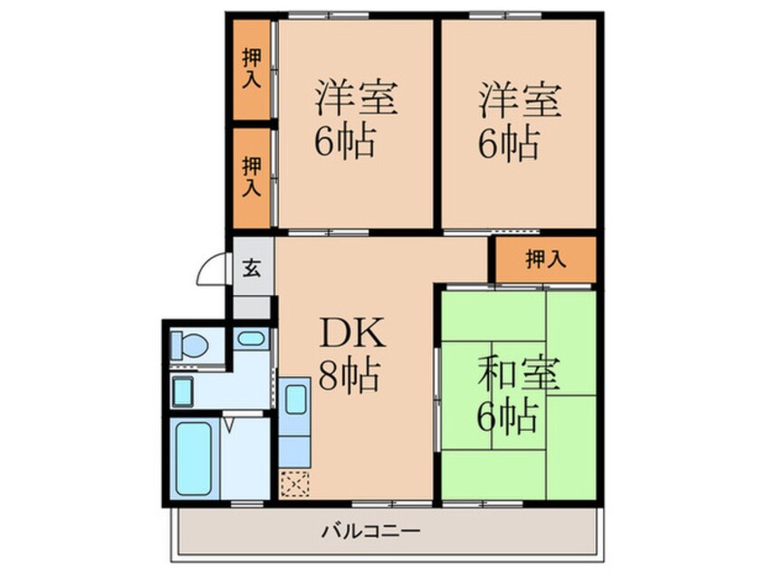 間取図 稲永ビル