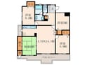 ｻﾝﾊﾟｰｸｸﾚｽﾄｻｰｼﾞｭ戸畑Bｺｰﾄ(1501)の間取図