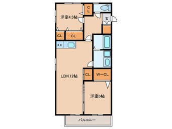 間取図 ヒールコート足原