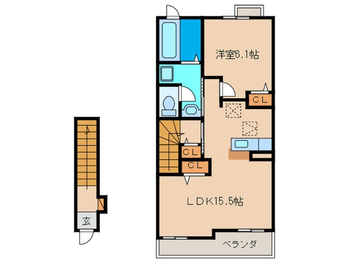 間取り図 Ｋ′sコート宗像