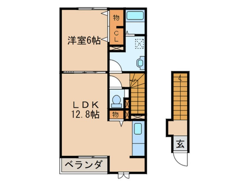 間取図 リ－ミレエジュ黒崎