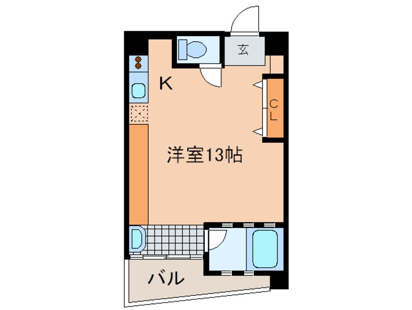 間取図 アミューゼ・エヴァ