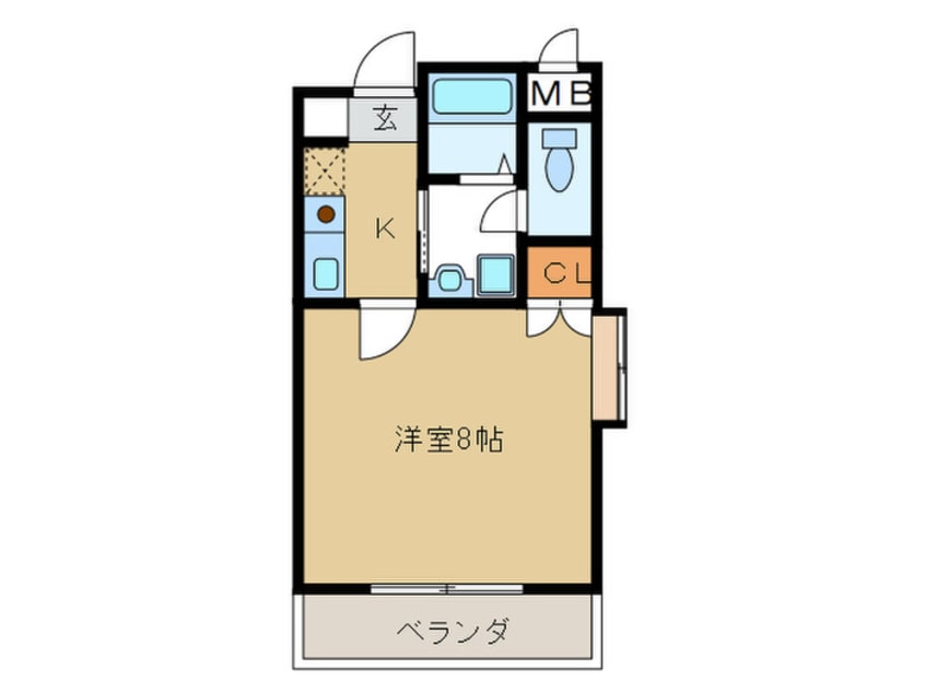 間取図 エミリエ大濠
